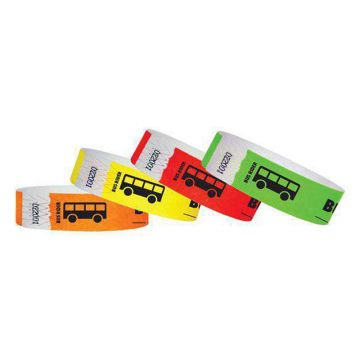 Tyvek 3/4" 2 Color Designer, School Bus. (500 per box)